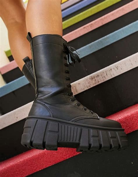 You Can Shop the Platform Combat Boots Worn by  